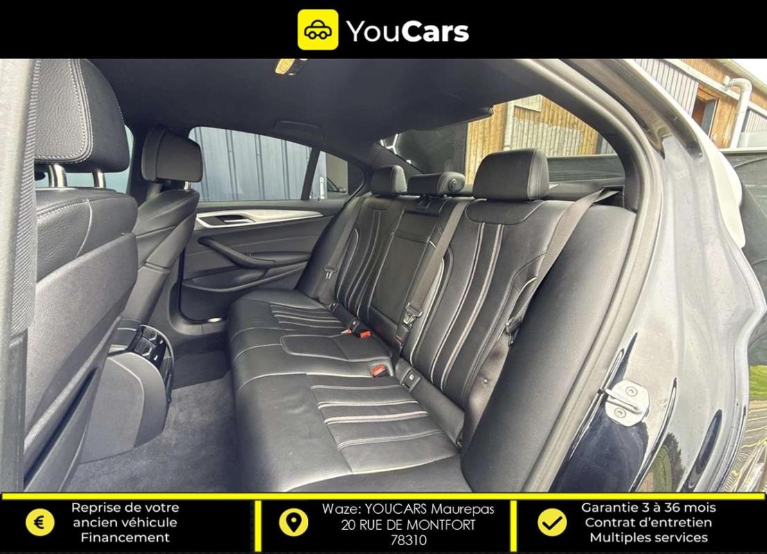 Bmw Serie 5 (G30) Berline 530d xDrive 3.0 d Steptronic8 265 cv Boîte auto PACK M ENTRETIEN BMW