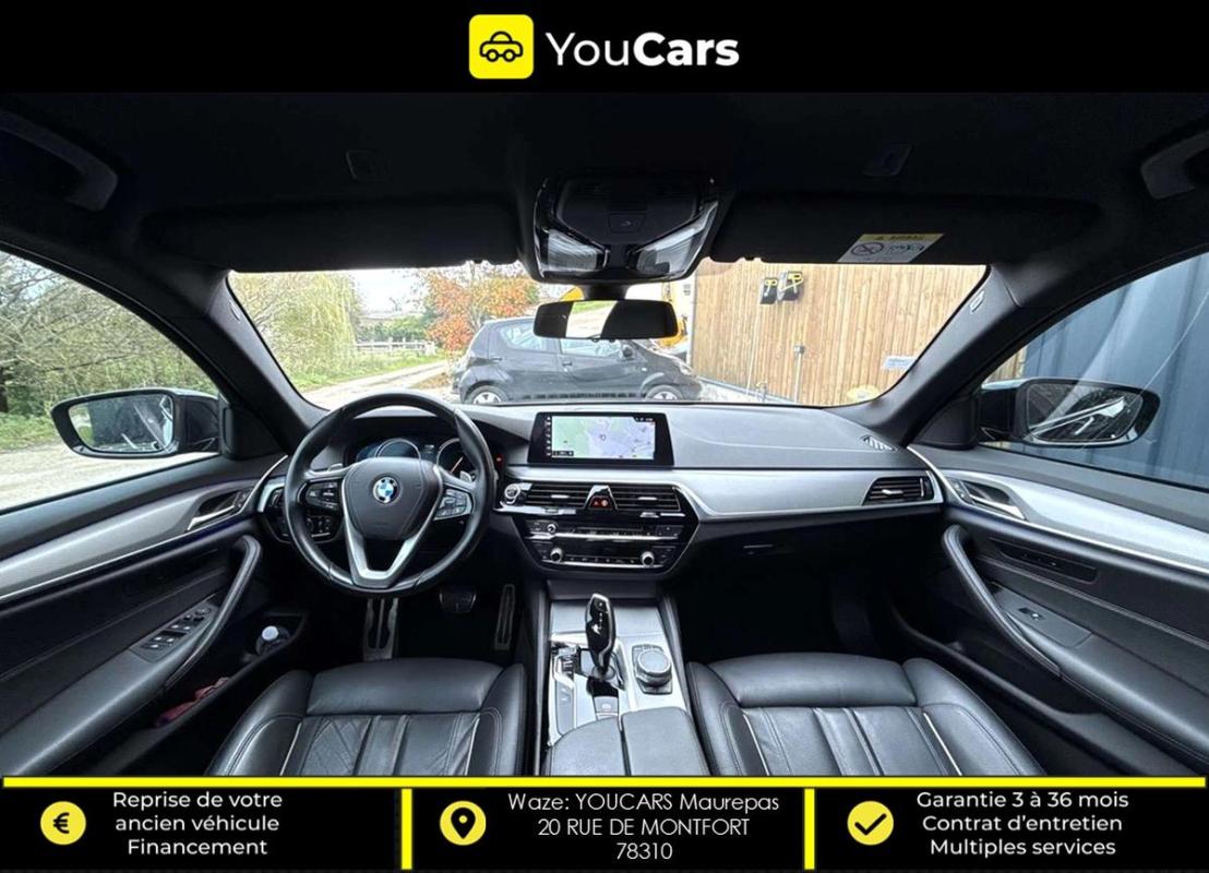 Bmw Serie 5 (G30) Berline 530d xDrive 3.0 d Steptronic8 265 cv Boîte auto PACK M ENTRETIEN BMW