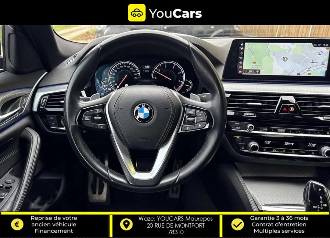 Bmw Serie 5 (G30) Berline 530d xDrive 3.0 d Steptronic8 265 cv Boîte auto PACK M ENTRETIEN BMW