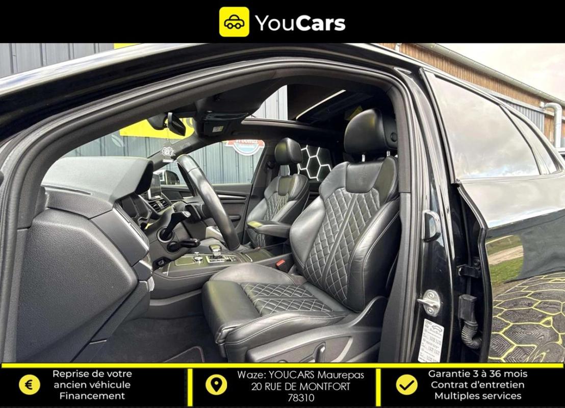Audi SQ5 II 3.0 TDI V6 Hybrid Quattro Tiptronic8 347 cv Boîte auto FULL OPTYIONS ENTRETIEN A JOUR