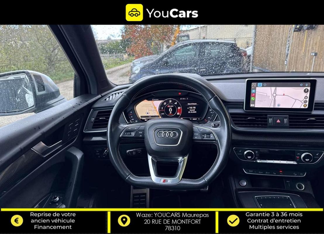 Audi SQ5 II 3.0 TDI V6 Hybrid Quattro Tiptronic8 347 cv Boîte auto FULL OPTYIONS ENTRETIEN A JOUR