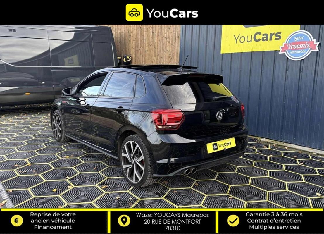 Volkswagen Polo 6 VI GTI 2.0 TFSI DSG6 200 cv Boîte auto TOIT OUVRANT ENTRETIEN A JOUR APPLE CARPLAY