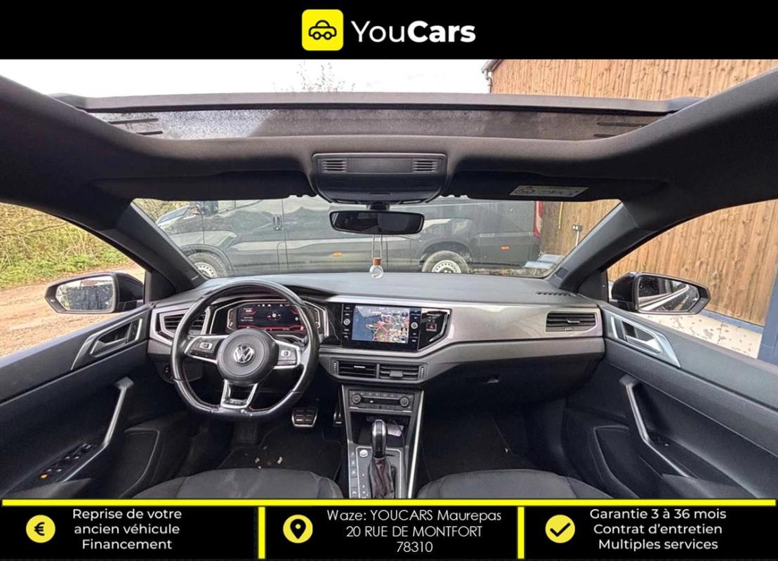 Volkswagen Polo 6 VI GTI 2.0 TFSI DSG6 200 cv Boîte auto TOIT OUVRANT ENTRETIEN A JOUR APPLE CARPLAY