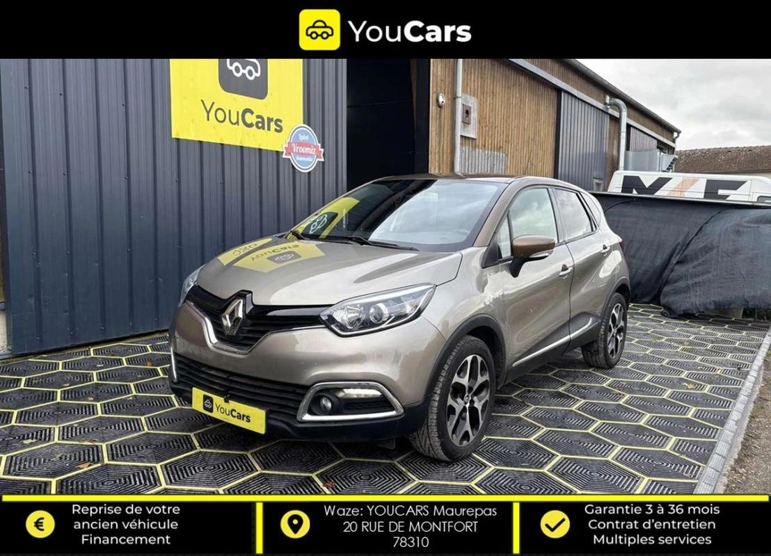Renault Captur 1.5 dCi HYPNOTIC 90 cv ENTRETIEN A JOUR INTERIEUR CUIR SIEGES CHAUFFANTS 1 MAIN