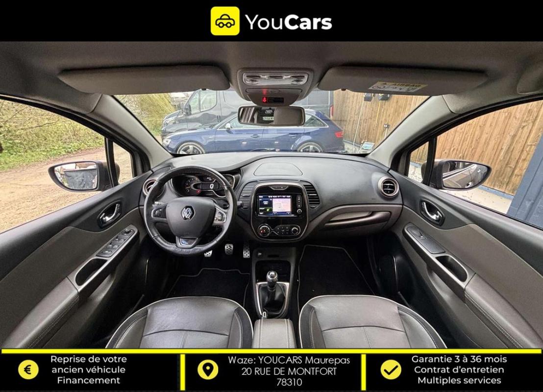 Renault Captur 1.5 dCi HYPNOTIC 90 cv ENTRETIEN A JOUR INTERIEUR CUIR SIEGES CHAUFFANTS 1 MAIN