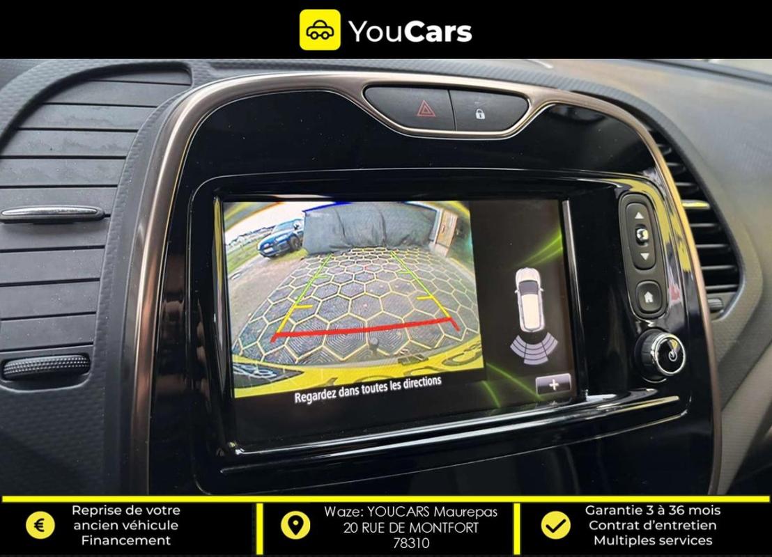 Renault Captur 1.5 dCi HYPNOTIC 90 cv ENTRETIEN A JOUR INTERIEUR CUIR SIEGES CHAUFFANTS 1 MAIN