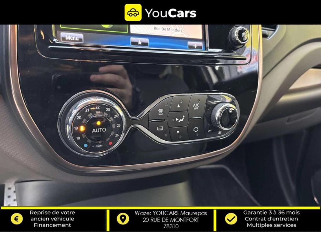 Renault Captur 1.5 dCi HYPNOTIC 90 cv ENTRETIEN A JOUR INTERIEUR CUIR SIEGES CHAUFFANTS 1 MAIN