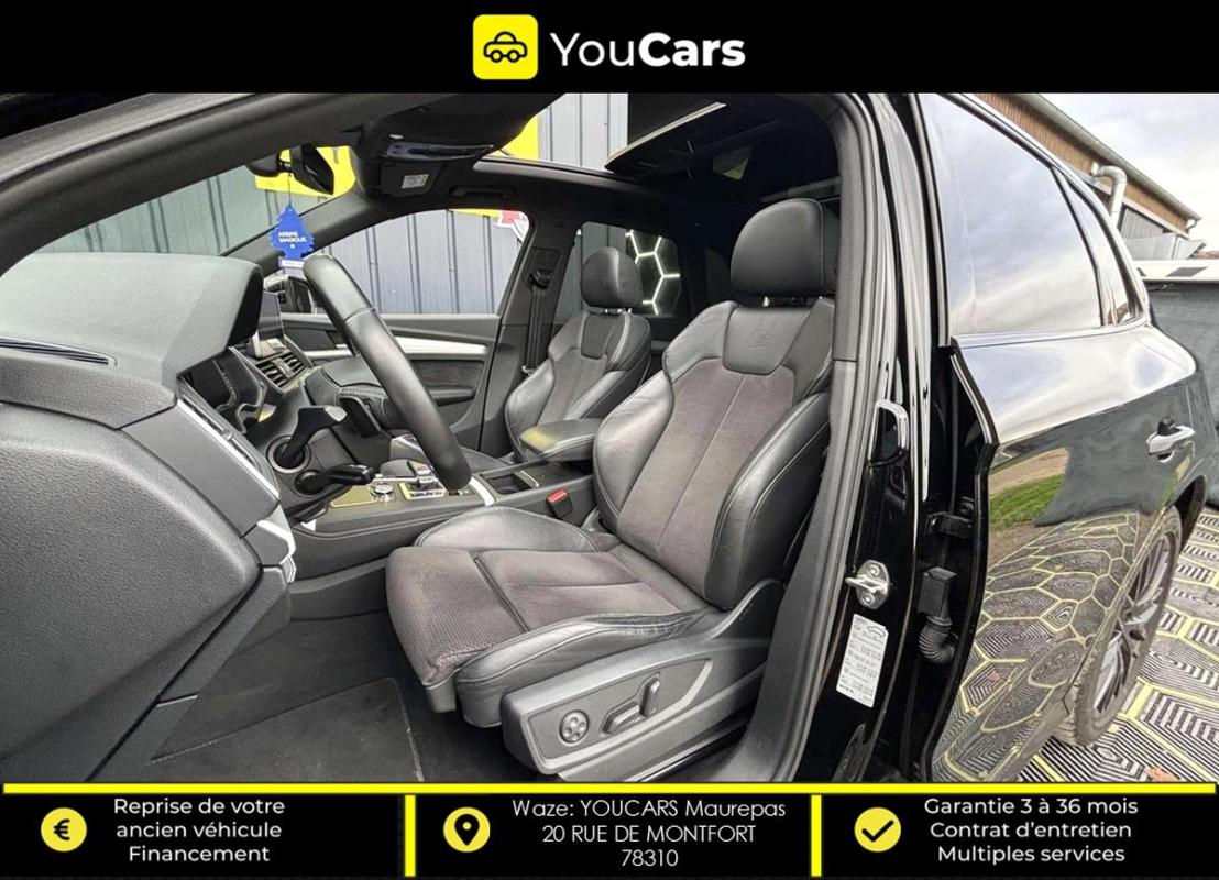 Audi SQ5 II 3.0 TDI V6 Mild Hybrid Quattro Tiptronic8 347 cv Boîte auto ENTRETIEN AUDI TOIT OUVRANT