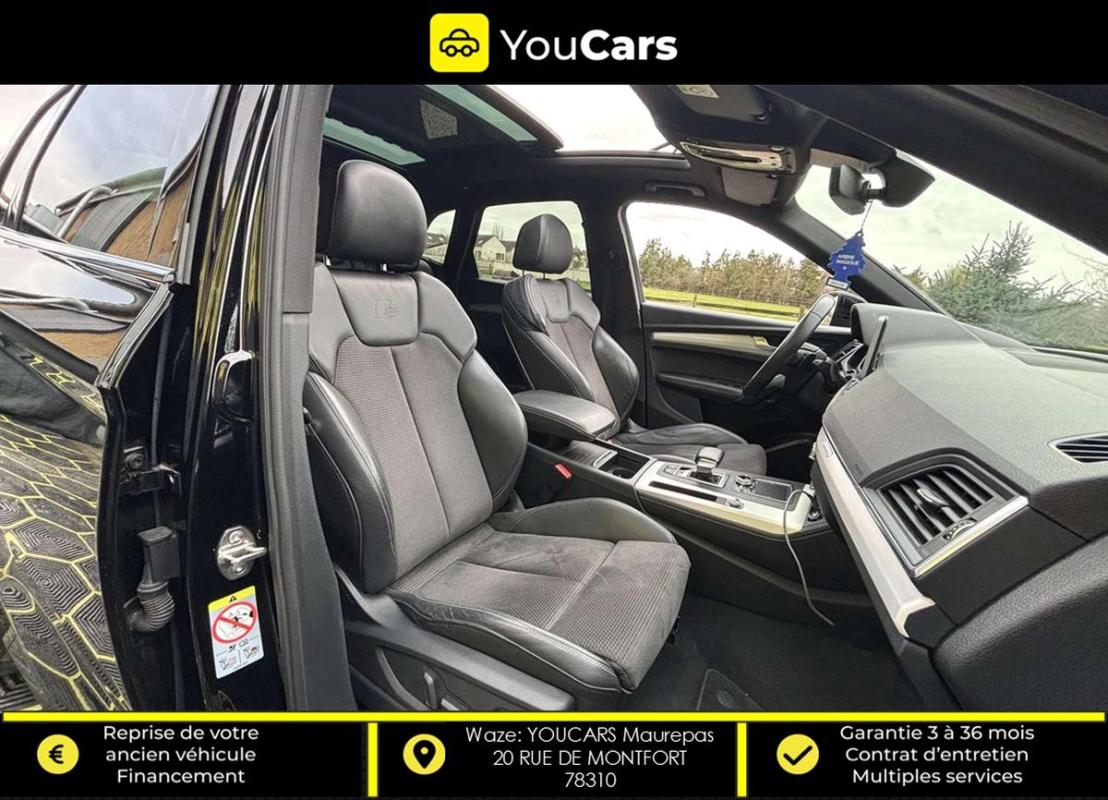Audi SQ5 II 3.0 TDI V6 Mild Hybrid Quattro Tiptronic8 347 cv Boîte auto ENTRETIEN AUDI TOIT OUVRANT
