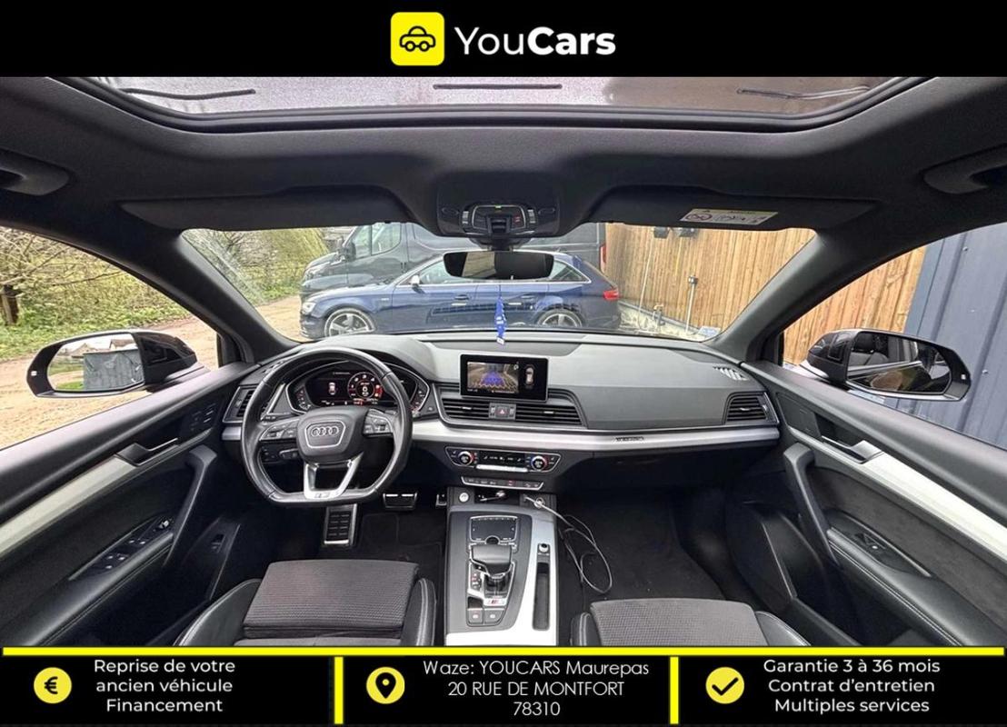 Audi SQ5 II 3.0 TDI V6 Mild Hybrid Quattro Tiptronic8 347 cv Boîte auto ENTRETIEN AUDI TOIT OUVRANT