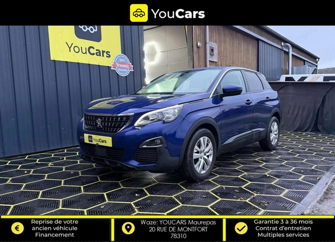 Peugeot 3008 1.5 BlueHDi 130 cv Boîte auto - ENTRETIEN A JOUR CARPLAY RADAR DE R. KIT DISTRIB
