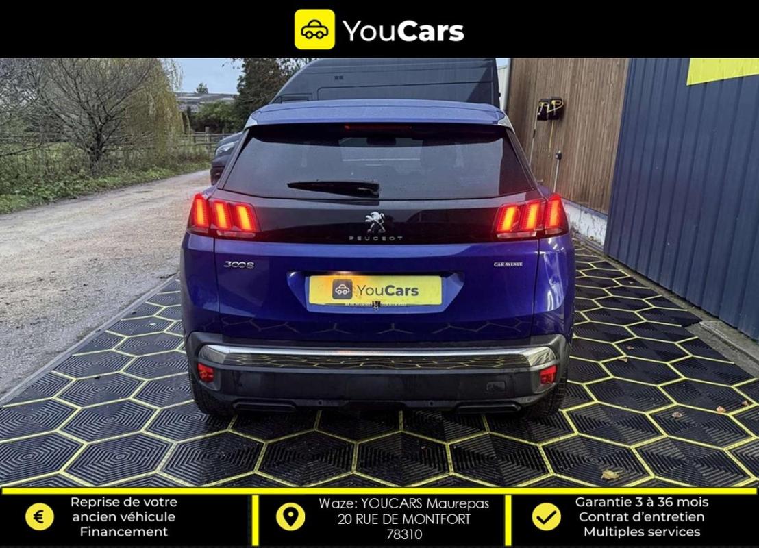 Peugeot 3008 1.5 BlueHDi 130 cv Boîte auto - ENTRETIEN A JOUR CARPLAY RADAR DE R. KIT DISTRIB