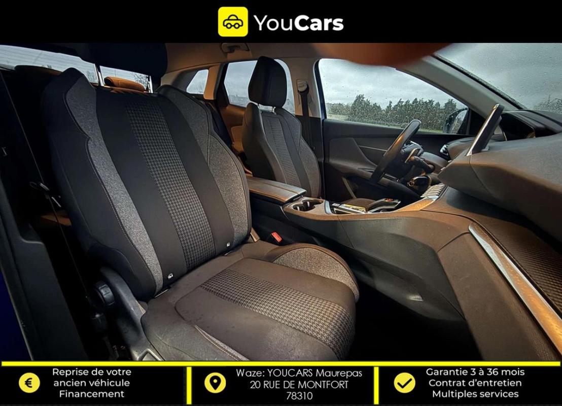 Peugeot 3008 1.5 BlueHDi 130 cv Boîte auto - ENTRETIEN A JOUR CARPLAY RADAR DE R. KIT DISTRIB
