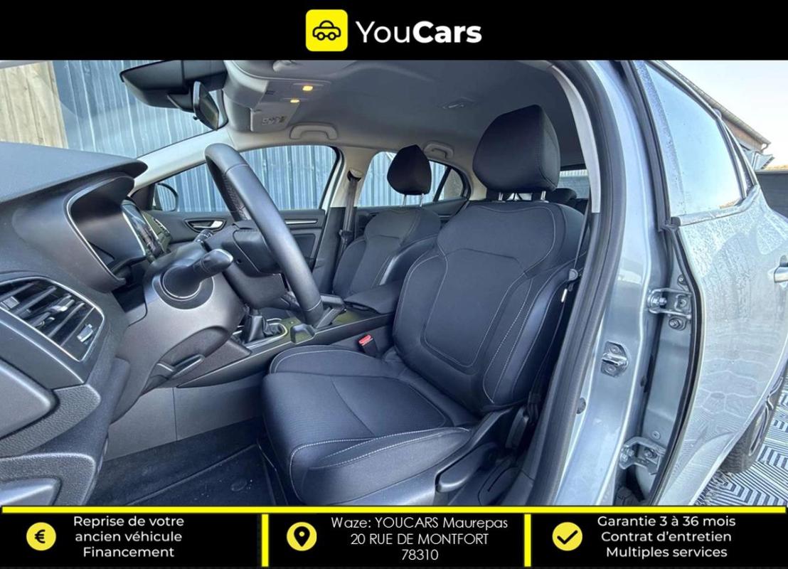 Renault Megane 4 IV Phase 2 Hatchback 1.5 Blue dCi 115 cv ENTRETIEN A JOUR APPLE CARPLAY