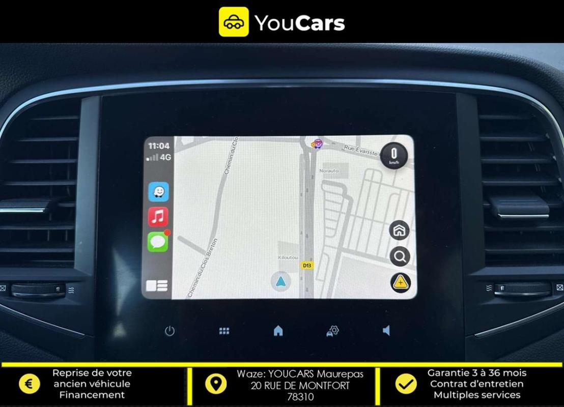 Renault Megane 4 IV Phase 2 Hatchback 1.5 Blue dCi 115 cv ENTRETIEN A JOUR APPLE CARPLAY