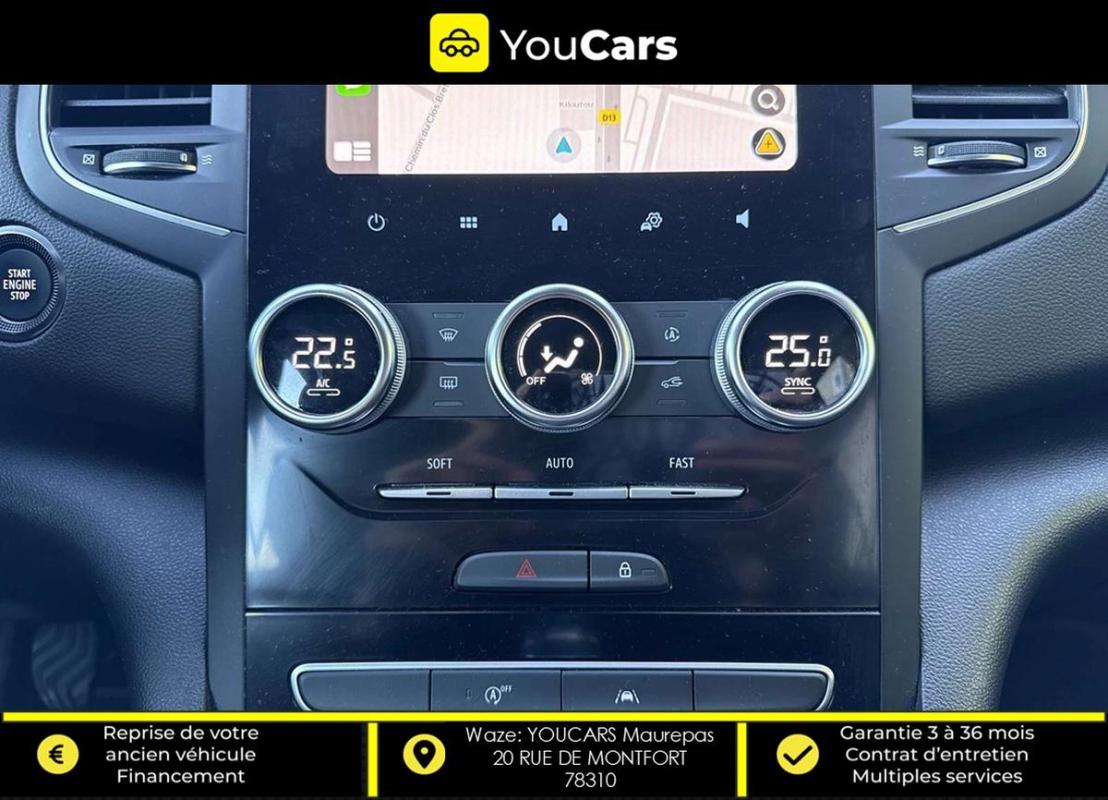 Renault Megane 4 IV Phase 2 Hatchback 1.5 Blue dCi 115 cv ENTRETIEN A JOUR APPLE CARPLAY
