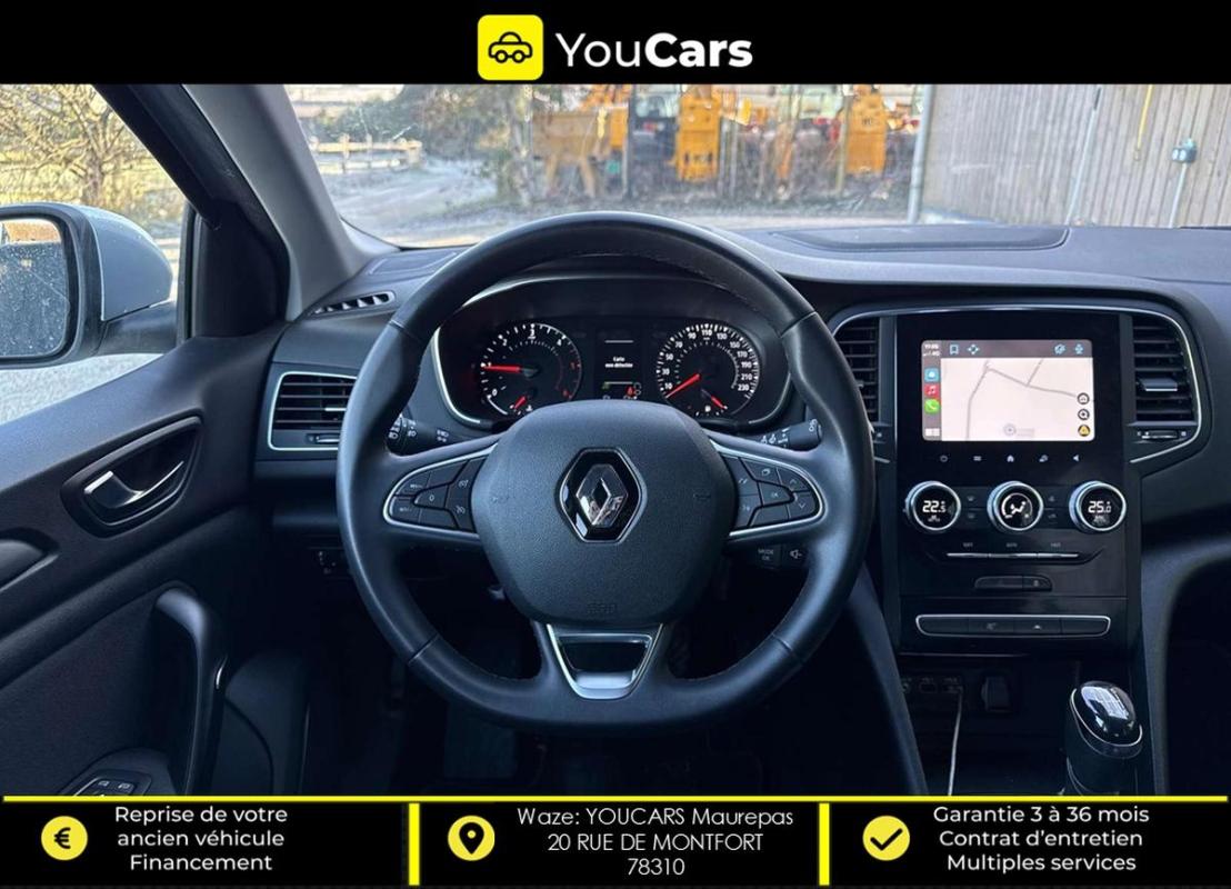 Renault Megane 4 IV Phase 2 Hatchback 1.5 Blue dCi 115 cv ENTRETIEN A JOUR APPLE CARPLAY