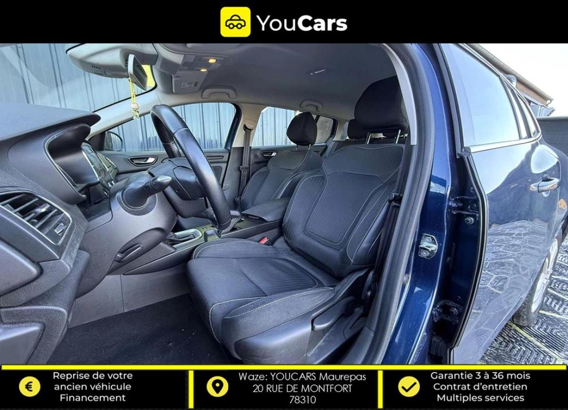 Renault Megane 4 1.5 dCi 115 cv Boîte auto ENTRETIEN RENAULT APPLE CARPLAY RADAR DE RECUL