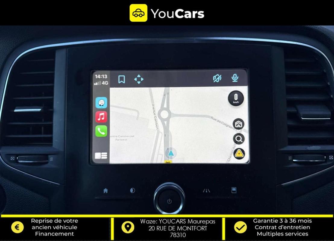 Renault Megane 4 1.5 dCi 115 cv Boîte auto ENTRETIEN RENAULT APPLE CARPLAY RADAR DE RECUL