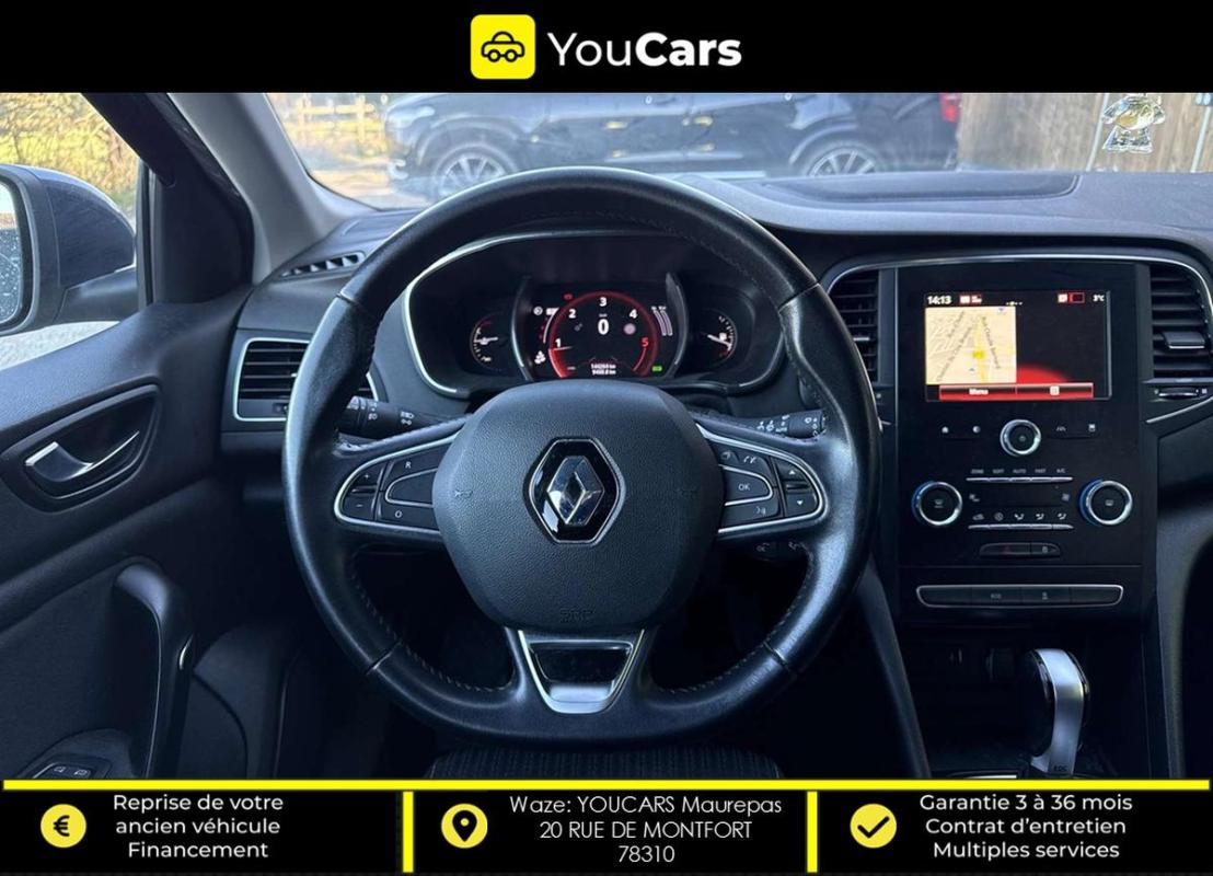 Renault Megane 4 1.5 dCi 115 cv Boîte auto ENTRETIEN RENAULT APPLE CARPLAY RADAR DE RECUL