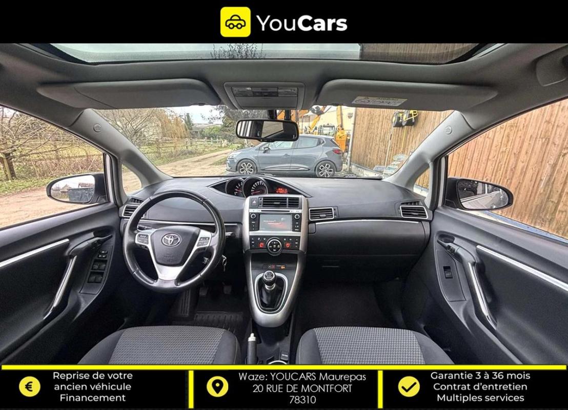 Toyota Verso 2 1.6 112 cv CAMERA DE RECUL ENTRETIEN A JOUR TOIT PANO 7 PLACES CHAINE DISTRIB NEUVE