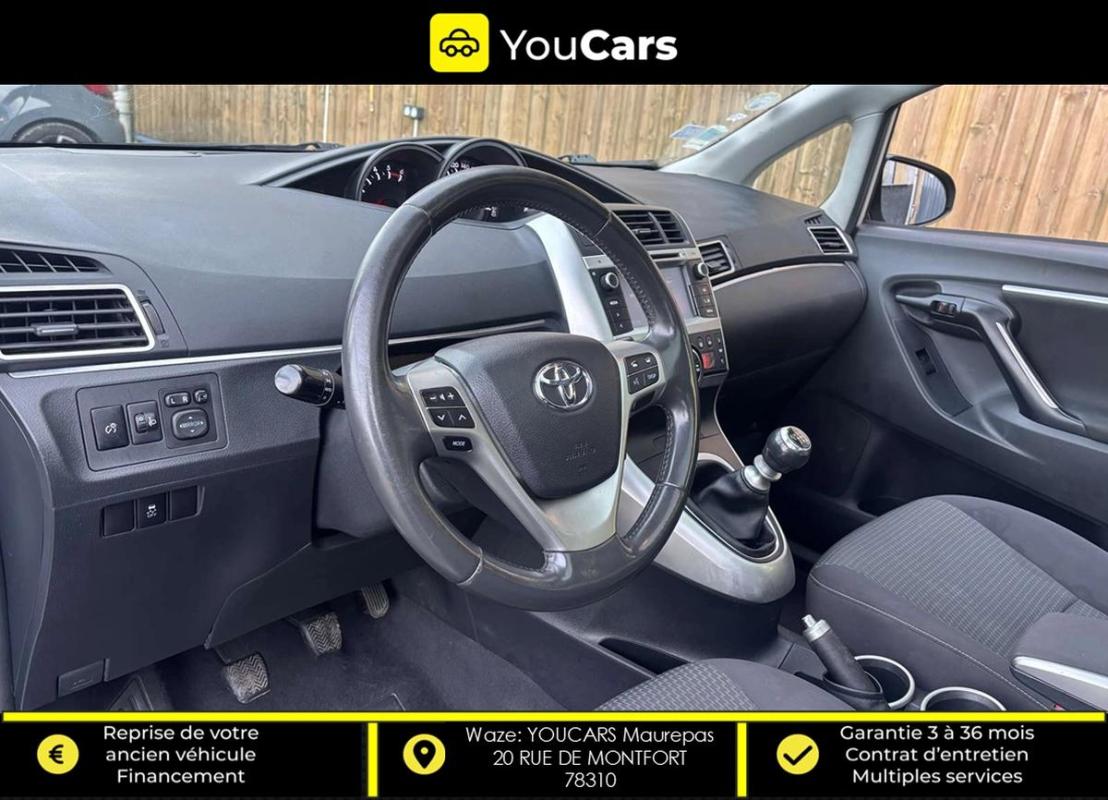 Toyota Verso 2 1.6 112 cv CAMERA DE RECUL ENTRETIEN A JOUR TOIT PANO 7 PLACES CHAINE DISTRIB NEUVE