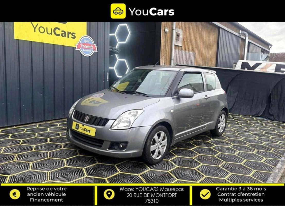 Suzuki Swift III 3 portes 1.3 i 93cv BOITE AUTO ENTRETIEN A JOUR CLIM RADAR DE RECUL