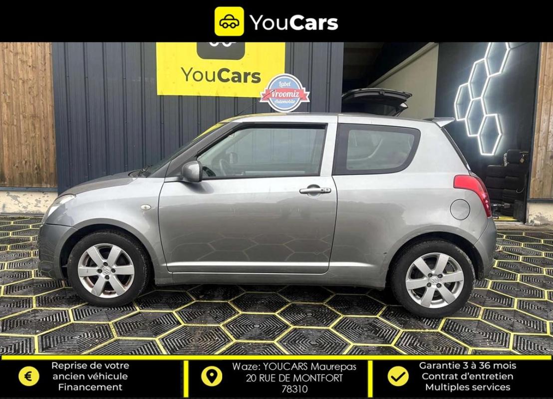 Suzuki Swift III 3 portes 1.3 i 93cv BOITE AUTO ENTRETIEN A JOUR CLIM RADAR DE RECUL