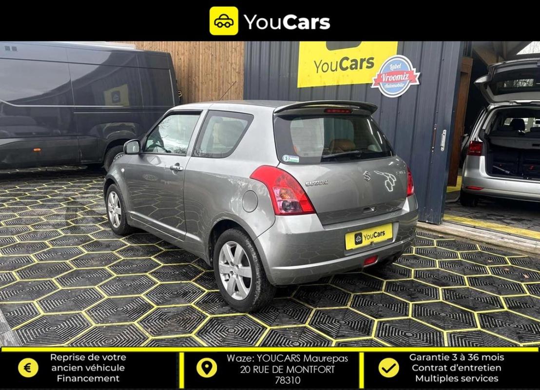Suzuki Swift III 3 portes 1.3 i 93cv BOITE AUTO ENTRETIEN A JOUR CLIM RADAR DE RECUL