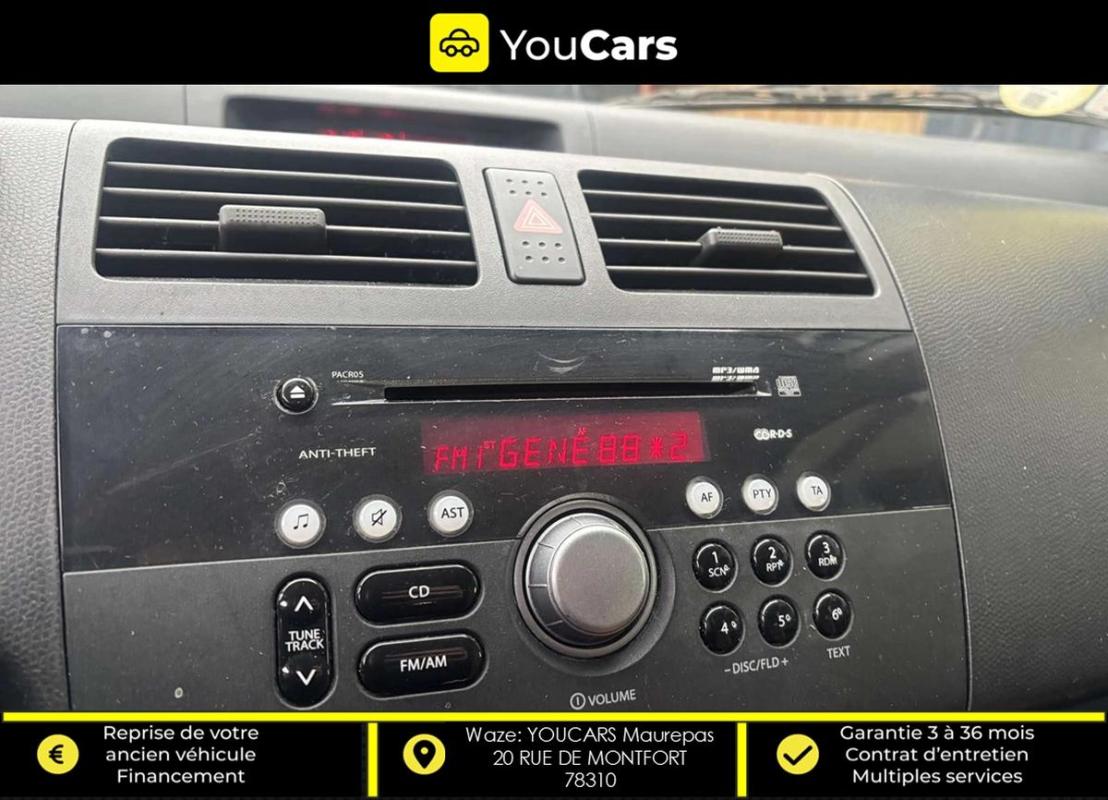 Suzuki Swift III 3 portes 1.3 i 93cv BOITE AUTO ENTRETIEN A JOUR CLIM RADAR DE RECUL