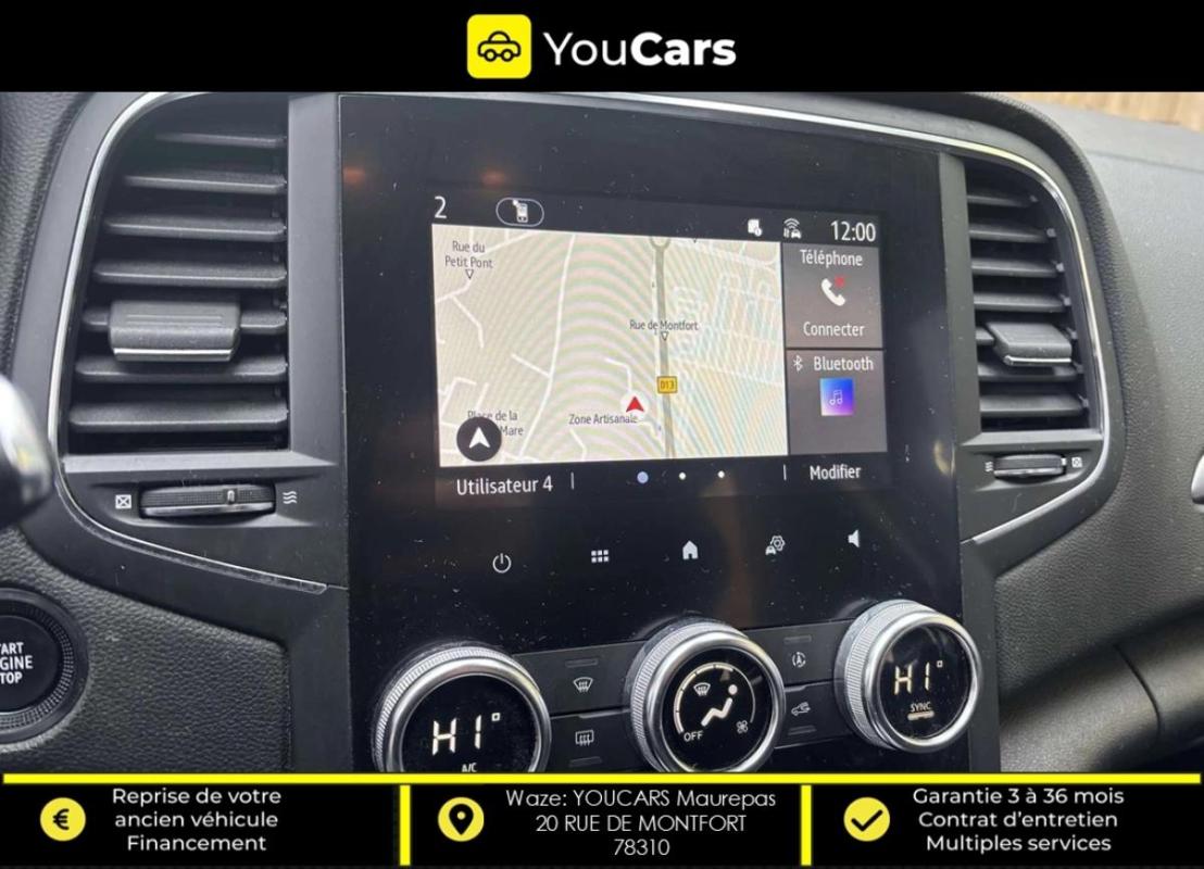 Renault Megane 1.5 BLUEDCI 115 BUSINESS APPLE CARPLAY ENTRETIEN RENAULT RADAR DE RECUL