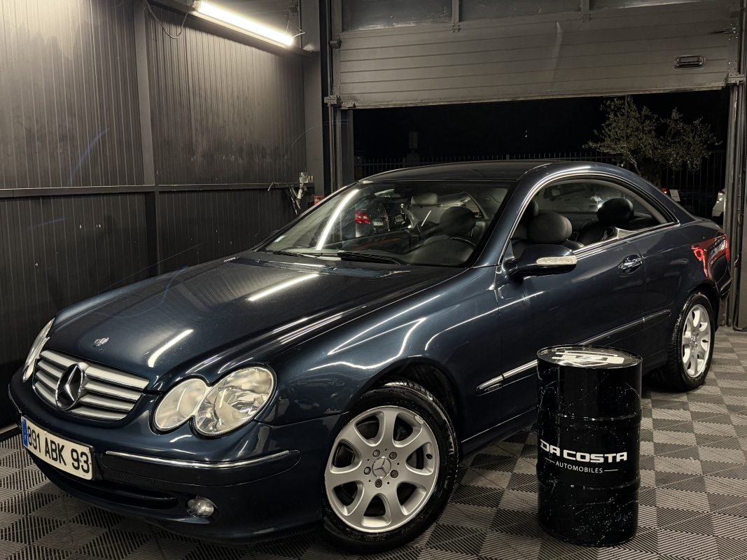 Mercedes-Benz Clk II COUPE ELEGANGE 200 KOMPRESSOR 1.8 163 Cv BOITE AUTO 59 100 Kms - GARANTIE 1 AN