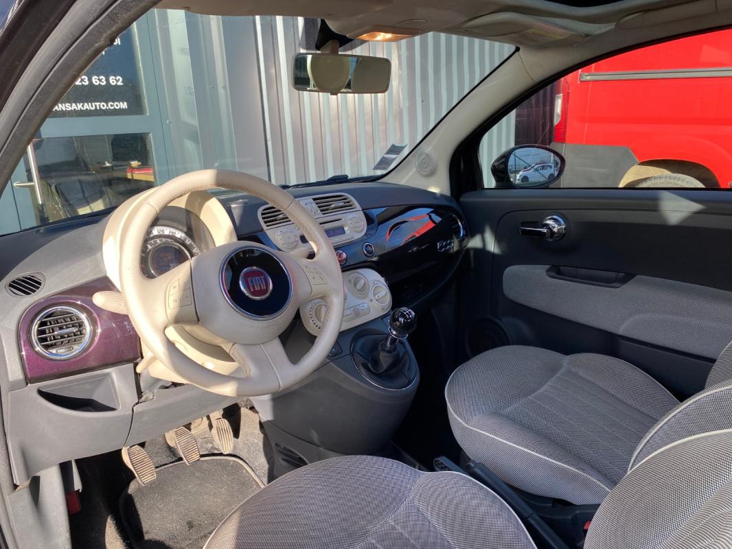 Fiat 500 1.2 8V 69 ch Lounge - 2013 125 000 km Garantie