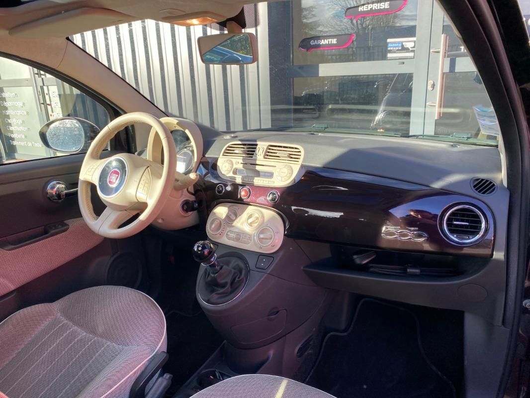 Fiat 500 1.2 8V 69 ch Lounge - 2013 125 000 km Garantie