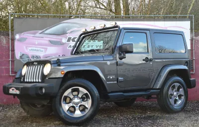 Jeep Wrangler 2.8CRD Sahara FULL CAB BOITE AUT NAV CUIR 31.836KM