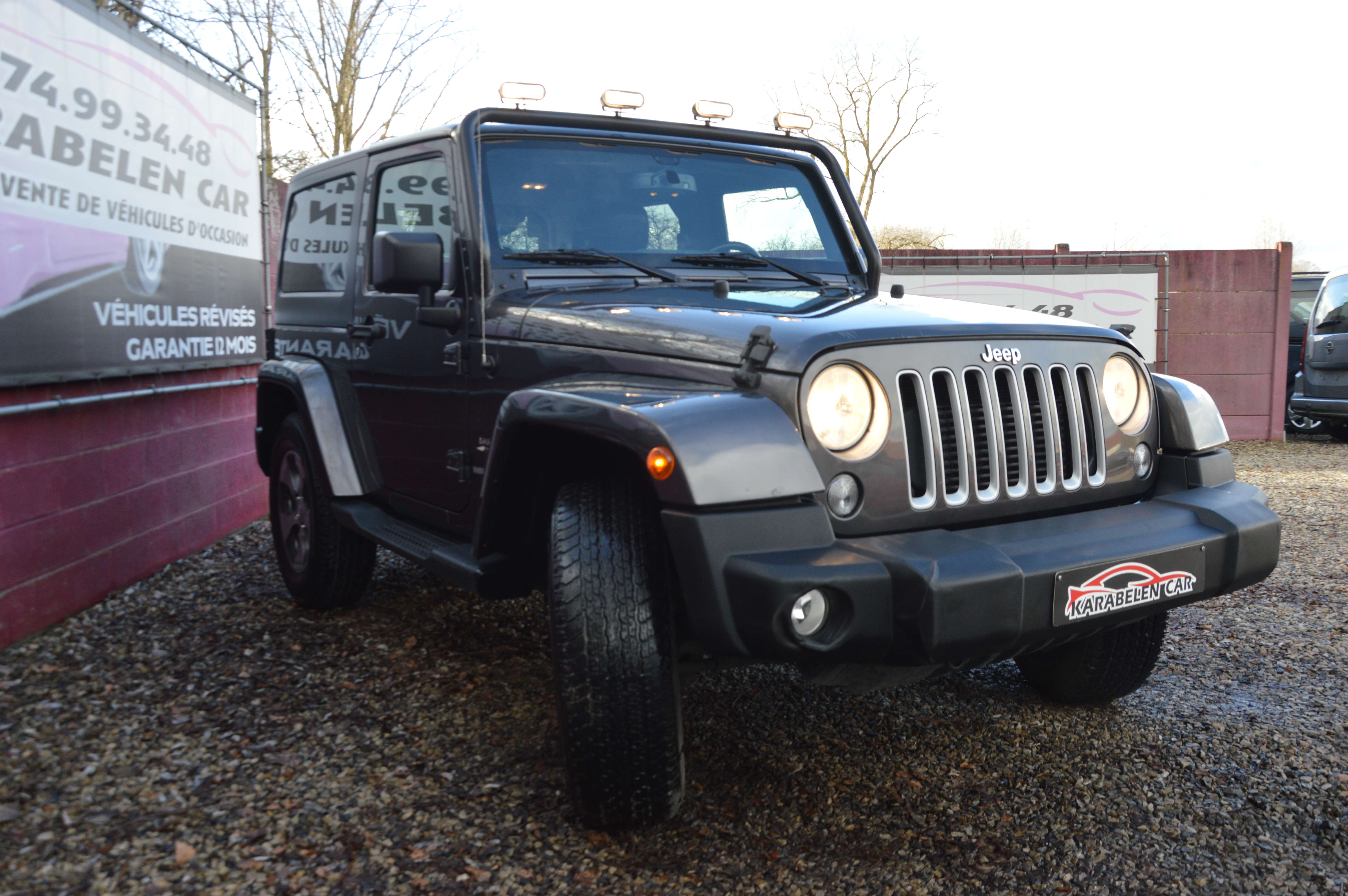 Jeep Wrangler 2.8CRD Sahara FULL CAB BOITE AUT NAV CUIR 31.836KM