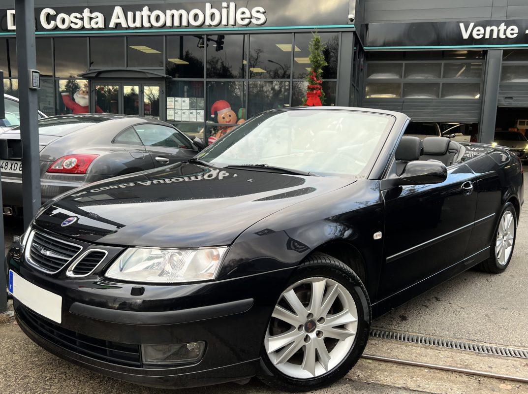 Saab 9-3 II CABRIOLET 1.9 TID 150 Cv 1ERE MAIN 82 500 Kms REELS ORIGINE FRANCE GPS CUIR Garantie1an