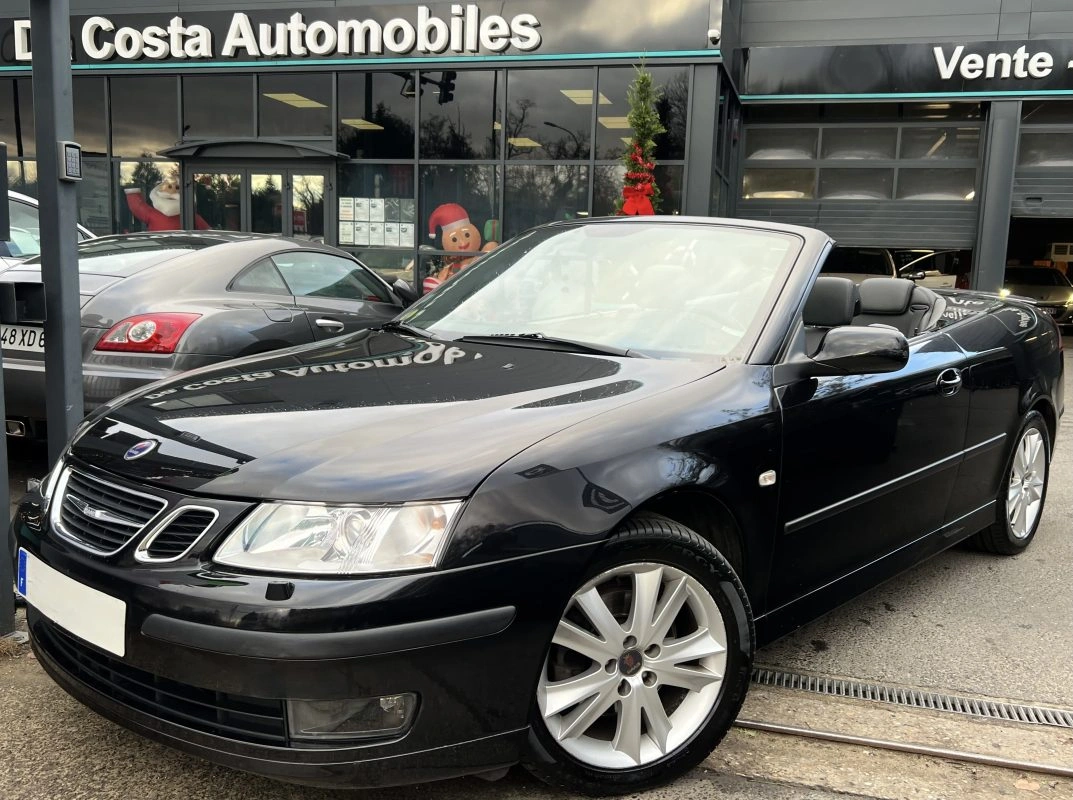 Saab 9-3 II CABRIOLET 1.9 TID 150 Cv 1ERE MAIN 82 500 Kms REELS ORIGINE FRANCE GPS CUIR Garantie1an