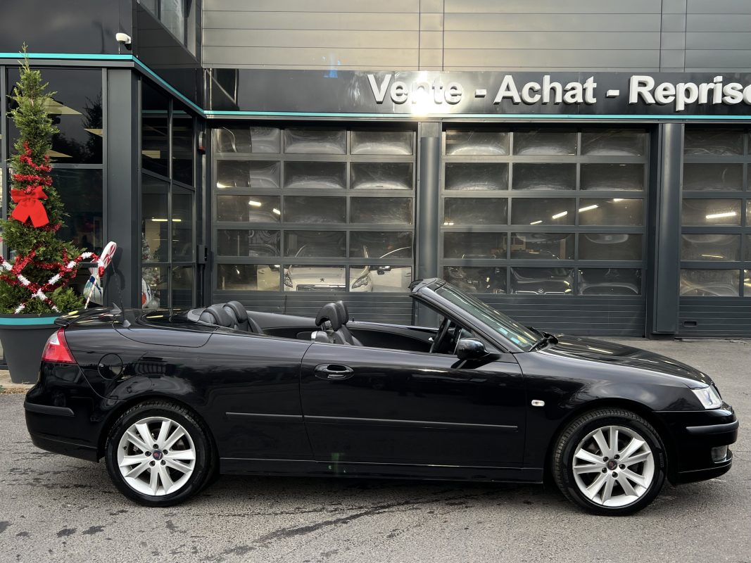 Saab 9-3 II CABRIOLET 1.9 TID 150 Cv 1ERE MAIN 82 500 Kms REELS ORIGINE FRANCE GPS CUIR Garantie1an