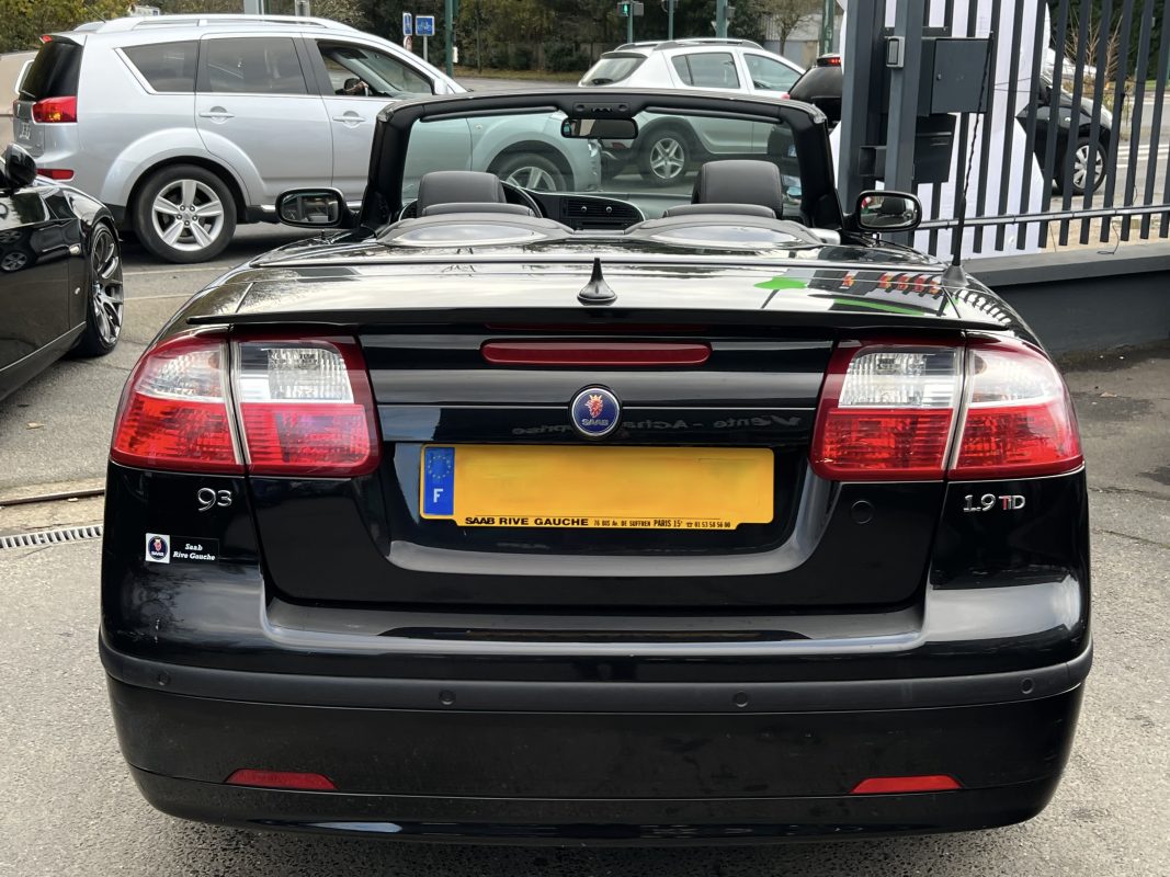 Saab 9-3 II CABRIOLET 1.9 TID 150 Cv 1ERE MAIN 82 500 Kms REELS ORIGINE FRANCE GPS CUIR Garantie1an