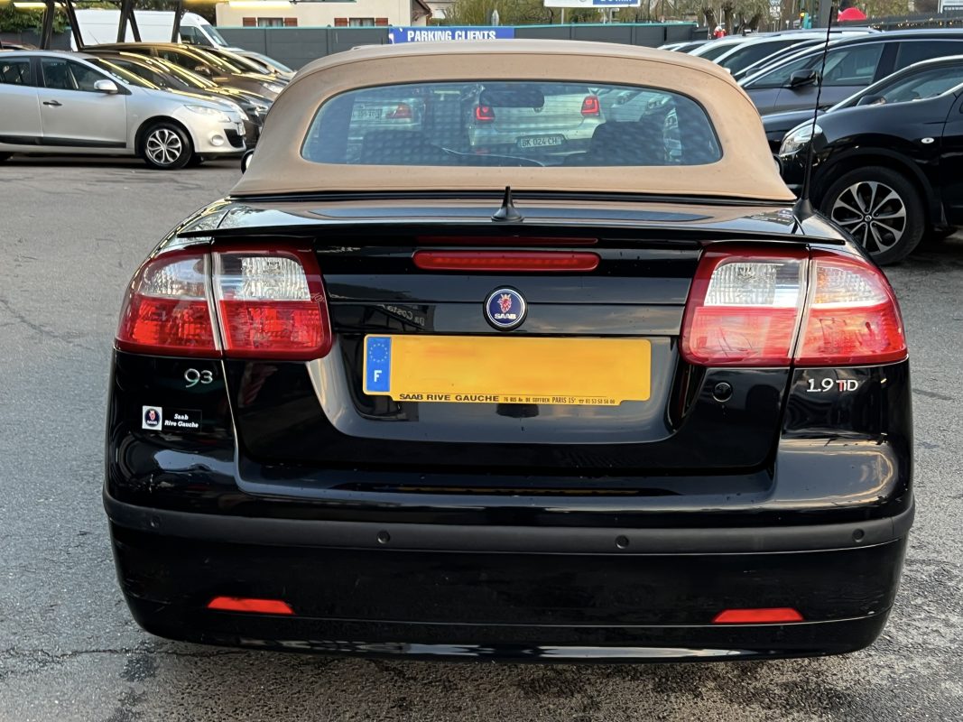 Saab 9-3 II CABRIOLET 1.9 TID 150 Cv 1ERE MAIN 82 500 Kms REELS ORIGINE FRANCE GPS CUIR Garantie1an