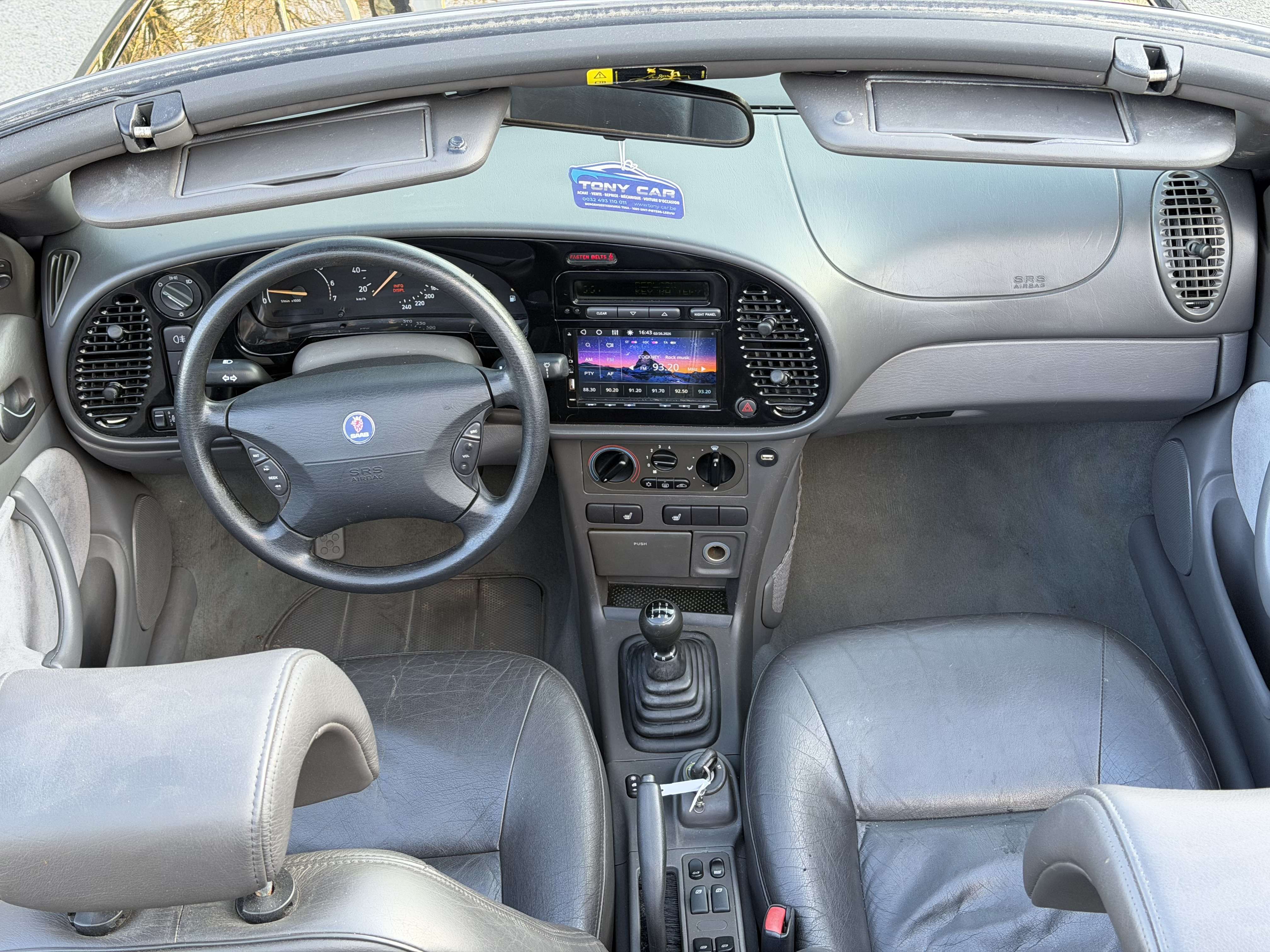 Saab 9-3 2.0 Turbo S✅contrôle Technique✅car-pass✅