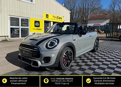 Mini Cabriolet 2.0 230 JOHN COOPER WORKS CABRIOLET ENTRETIEN COMPLET MINI- SON HARMAN KARDON-CARPLAY
