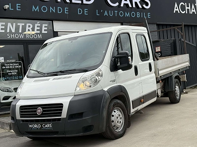 Fiat Ducato 2.3D L4 7PLACES TVAC*BTWIN BENNE GARANTIE 12MOIS