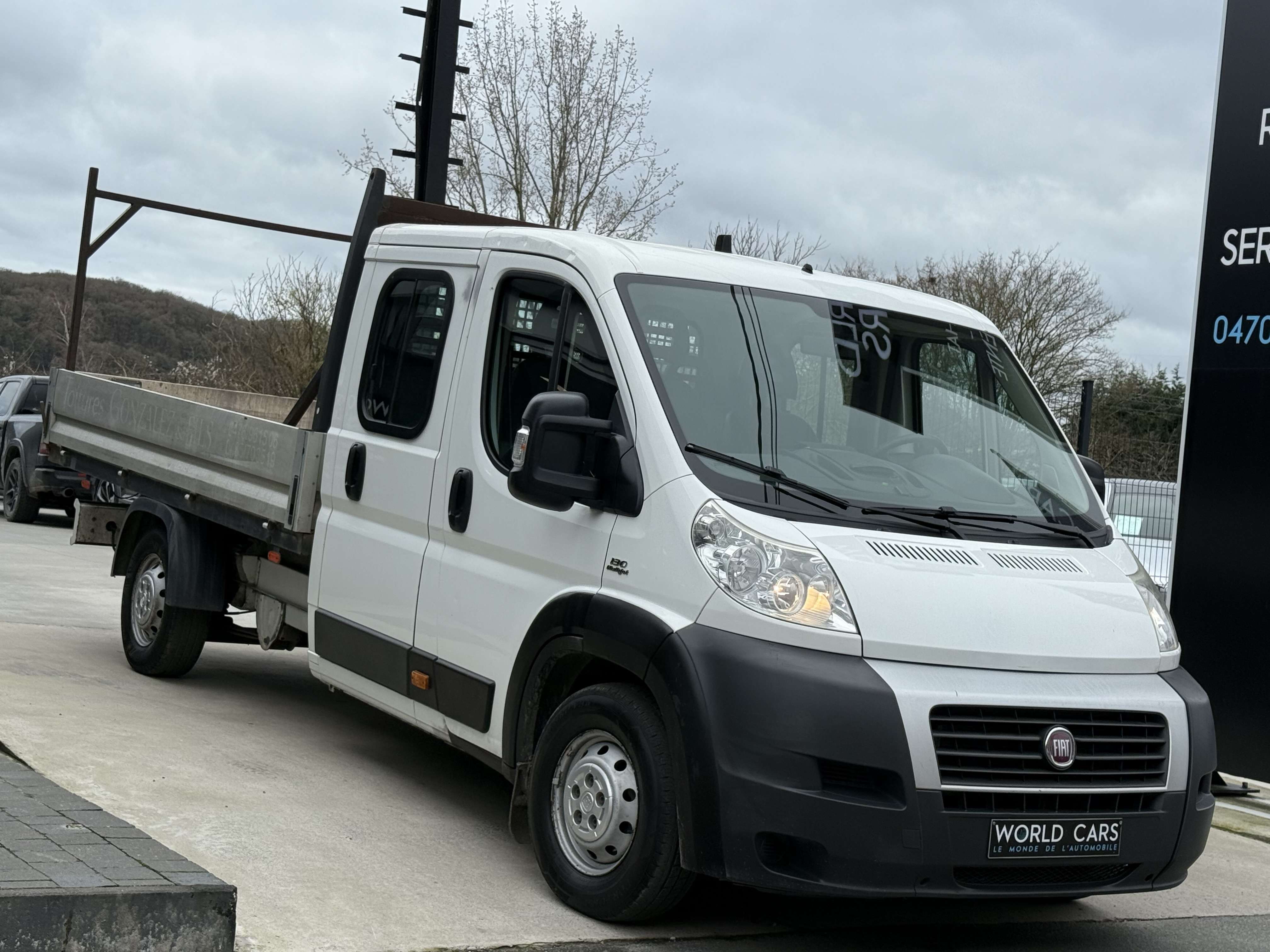 Fiat Ducato 2.3D L4 7PLACES TVAC*BTWIN BENNE GARANTIE 12MOIS
