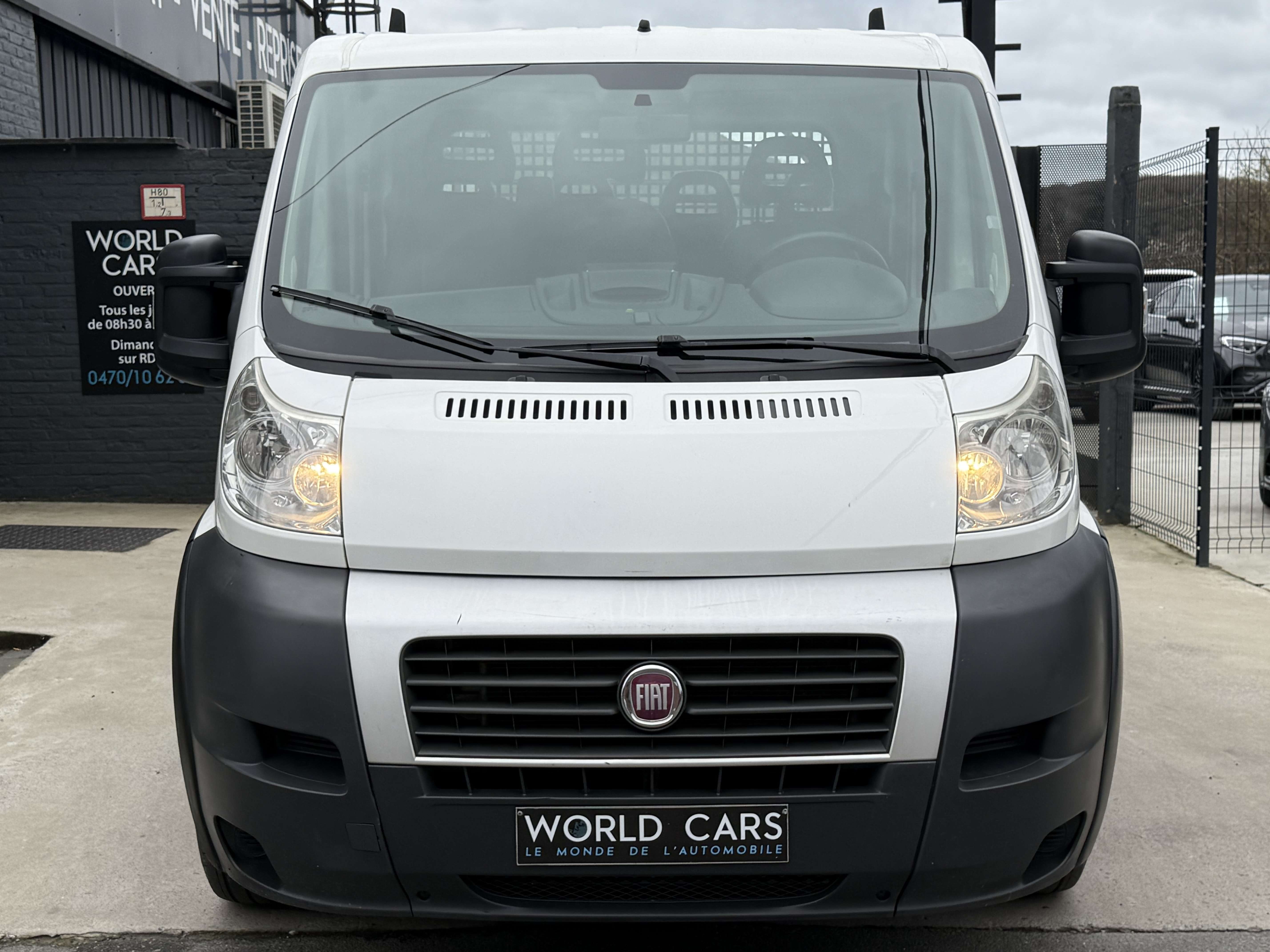 Fiat Ducato 2.3D L4 7PLACES TVAC*BTWIN BENNE GARANTIE 12MOIS