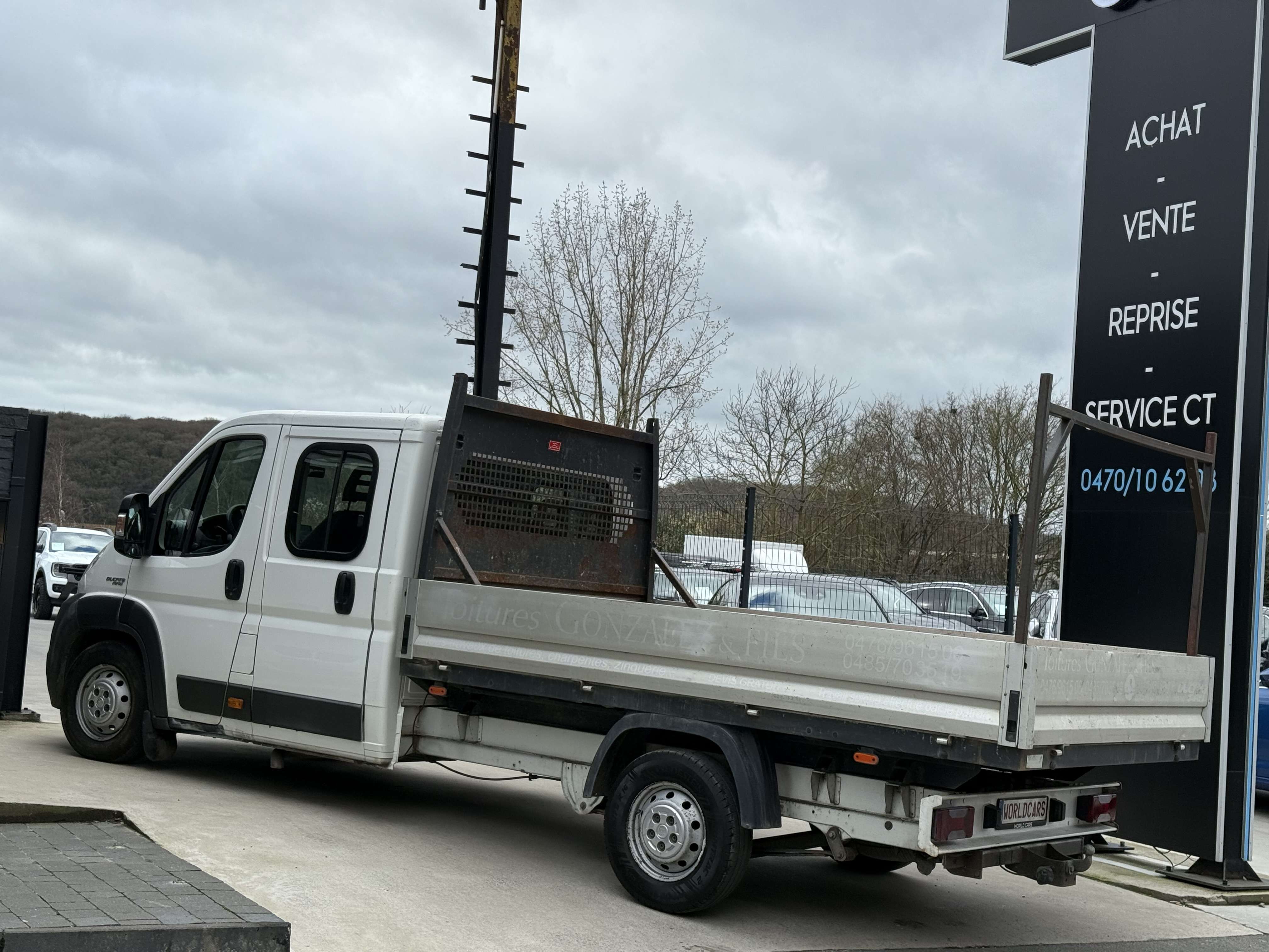 Fiat Ducato 2.3D L4 7PLACES TVAC*BTWIN BENNE GARANTIE 12MOIS