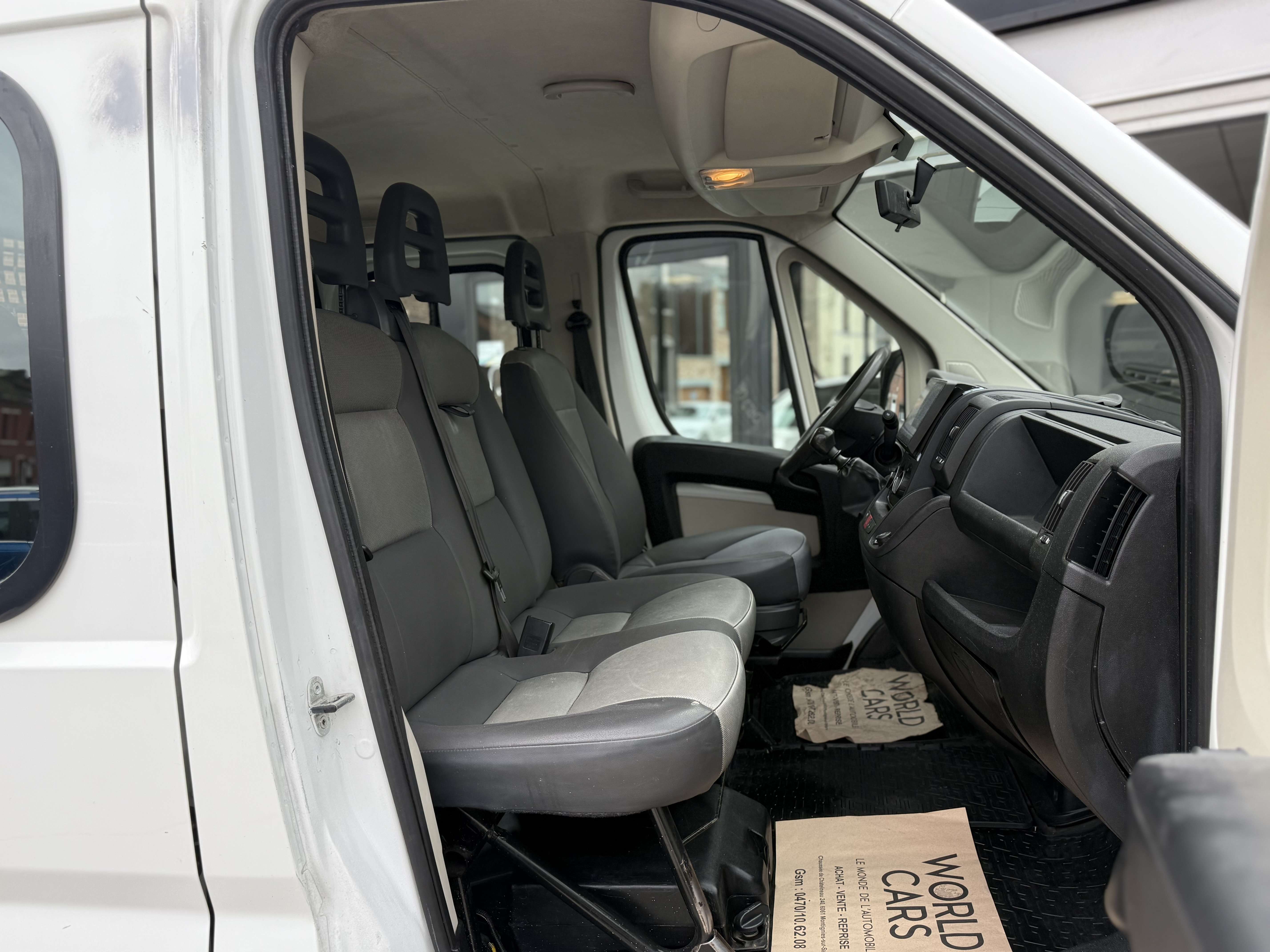 Fiat Ducato 2.3D L4 7PLACES TVAC*BTWIN BENNE GARANTIE 12MOIS