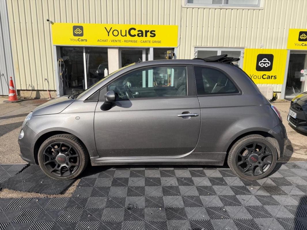 Fiat 500 CABRIOLET 1.2 70 LOUNGE START-STOP - RADAR DE RECUL CLIMATISATION