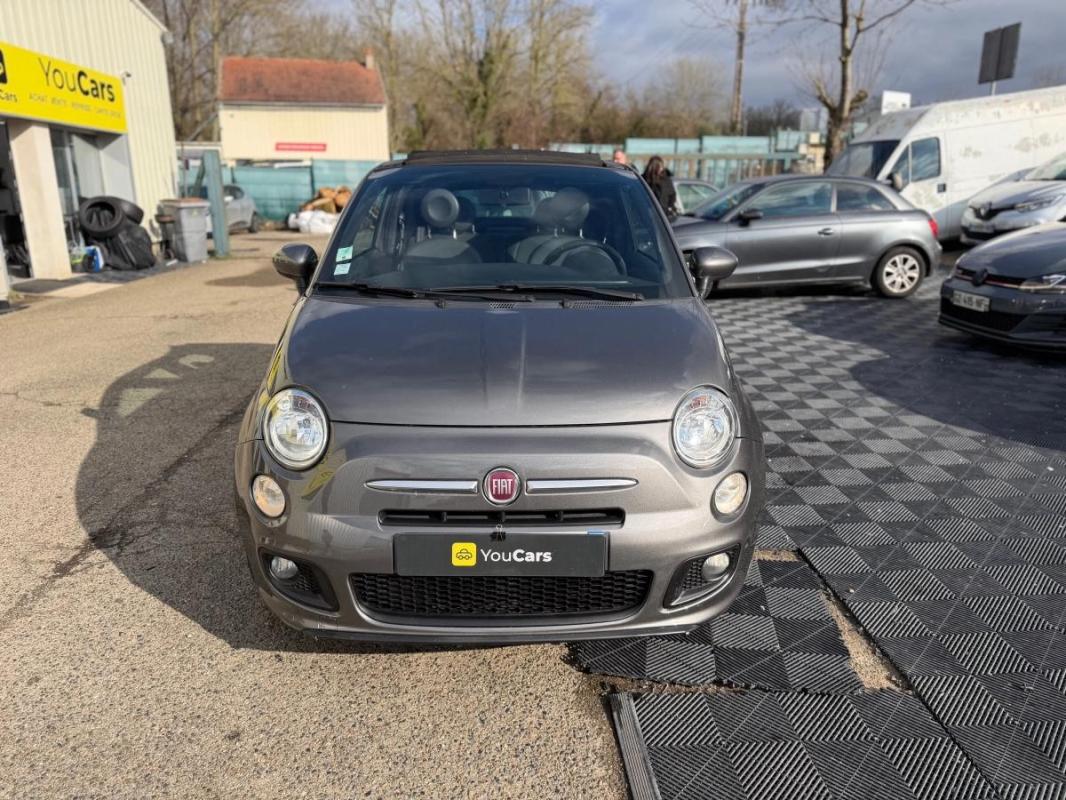 Fiat 500 CABRIOLET 1.2 70 LOUNGE START-STOP - RADAR DE RECUL CLIMATISATION